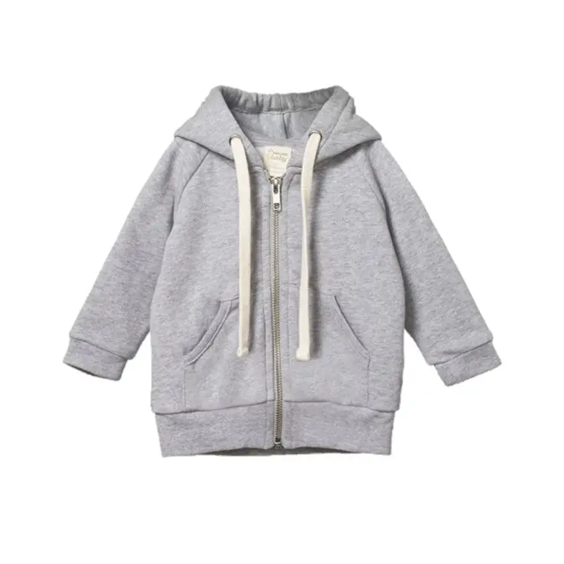 Nature Baby - Hoodie Sweatshirt - Grey Marl 1