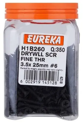 Eureka Drywall Screw: Fine Thread 1