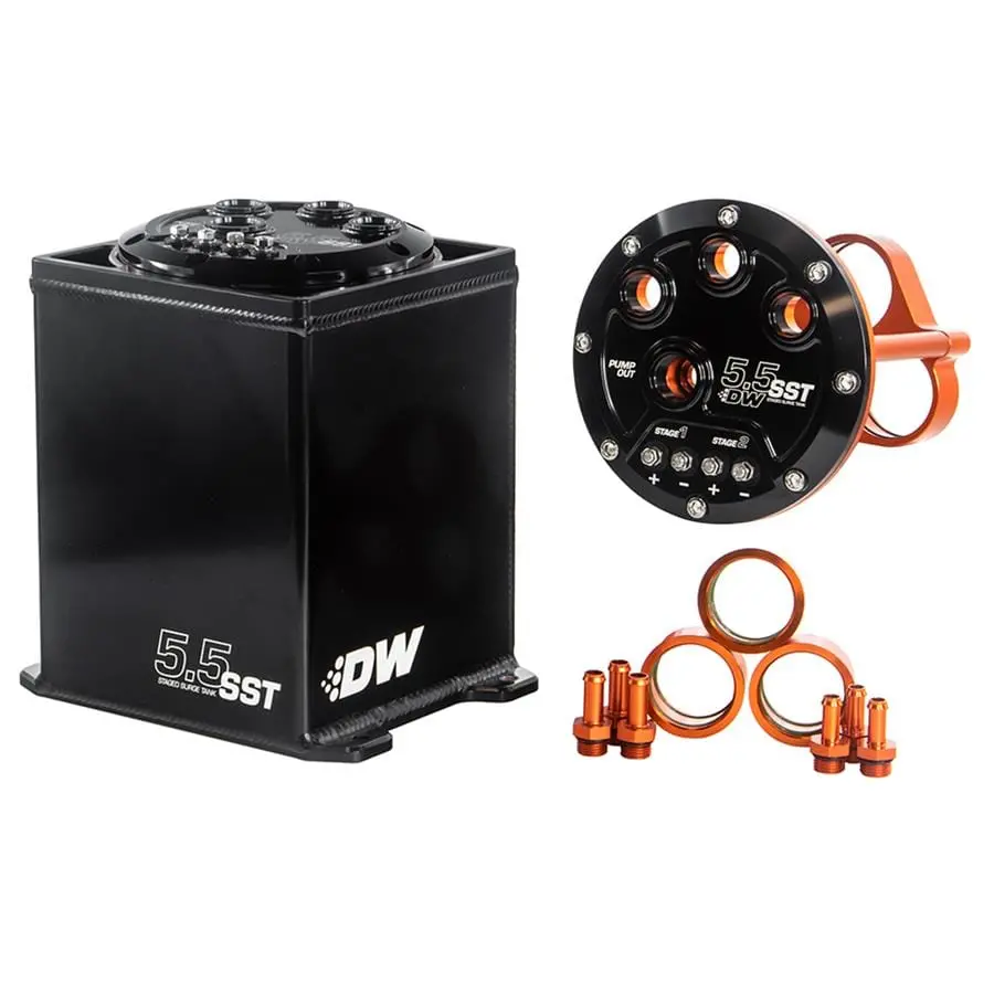 Deatschwerks 6-000-55St Staged Fuel Surge Tank - 55L Capacity 1