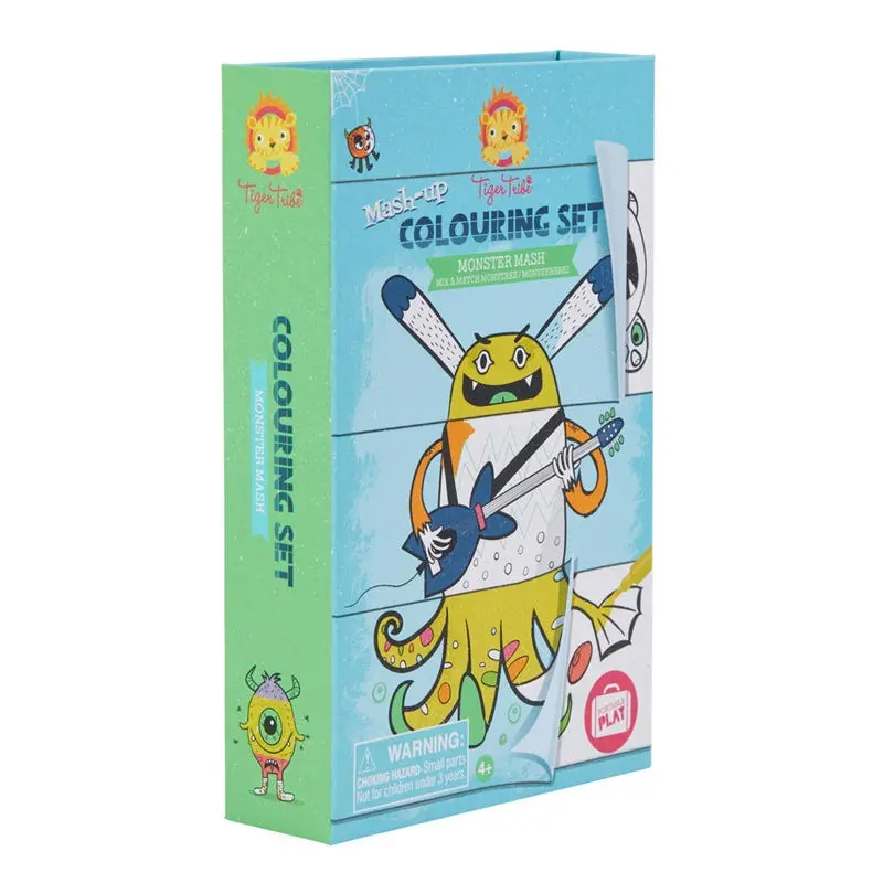 Tiger Tribe - Mash Up Colouring Set - Monster Mash 1