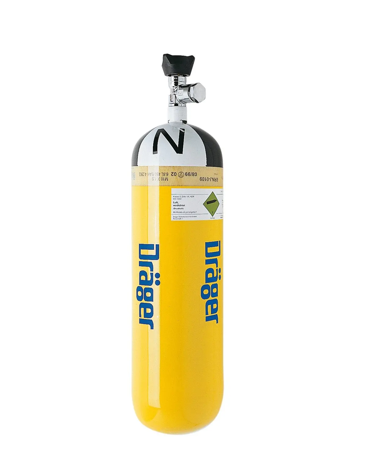 Dräger 30-Minute 4500 Psi Carbon Composite (Clear Coated) - Pn 4058991 1
