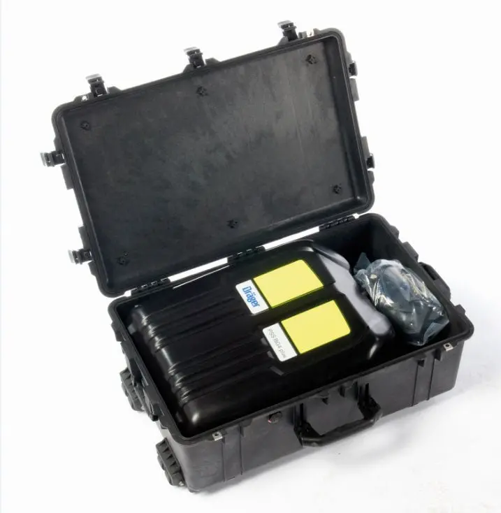 Dräger Carrying Case For Pss Bg4  Black Pelican Case W/Wheel - Pn 4055237 1