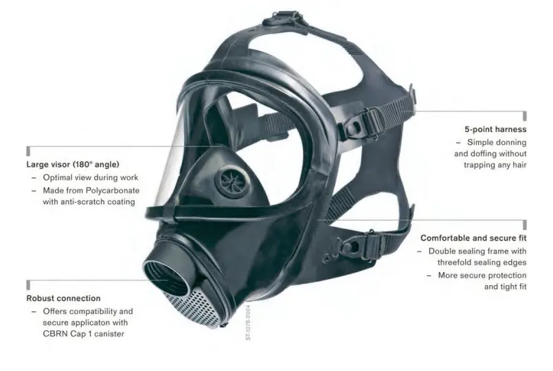 Dräger Cdr 4500 Epdm-Pc/C-Ra-S-Sw - Pn R55575 1