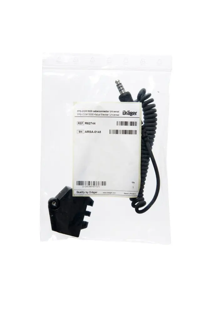 Dräger Fps-Com 5000 Cable/Connector Universal - Pn R62744 1