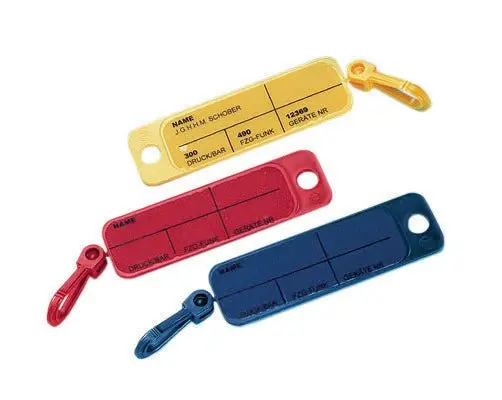 Dräger Name Tags, Red (Set Of 10 Pcs) - Pn R54532 1