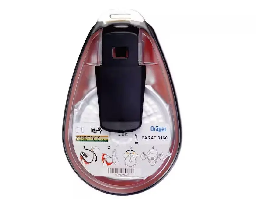 Dräger Parat® 3160 Half Mask - Pn 3704477 1