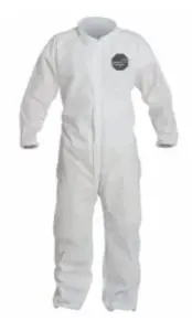 Dupont Proshield® 10 Coveralls White With Elastic Wrists And Ankles 1