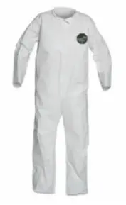 Dupont Proshield® 50 Collared Coveralls With Open Wrists/Ankles, White 1