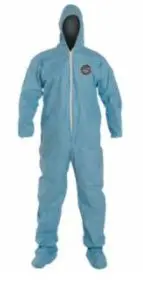 Dupont Proshield® 6 Sfr Coveralls With Attached Hood, Blue 1