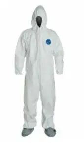 Dupont Tyvek® 400 Coveralls With Attached Hood And Boots 1