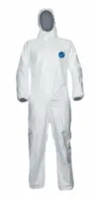 Dupont Tyvek® Xpert Type 5/6 Coverall With Hood, White 1