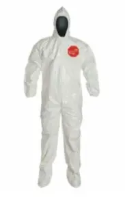 Duponttm Tychem® Sl Coveralls With Attached Hood And Socks 1