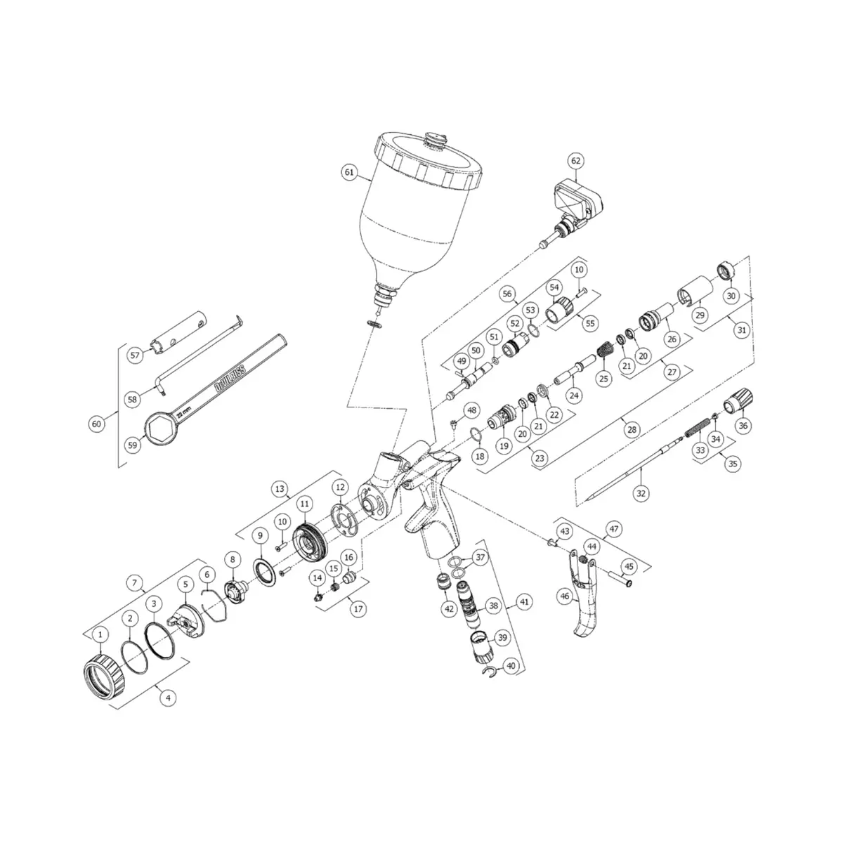Devilbiss Dv1 Spare Parts 1