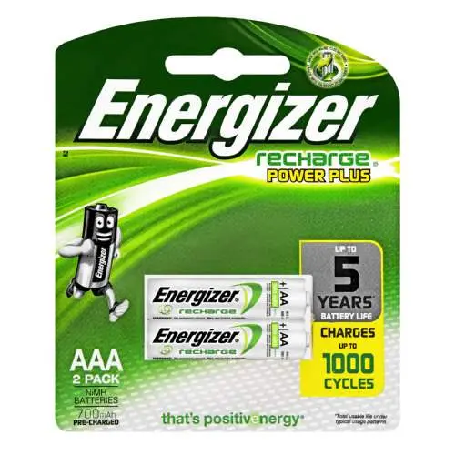 Energizer Recharge Powerplus Batteries: Aaa - 2 Pack - 700 Mah 1