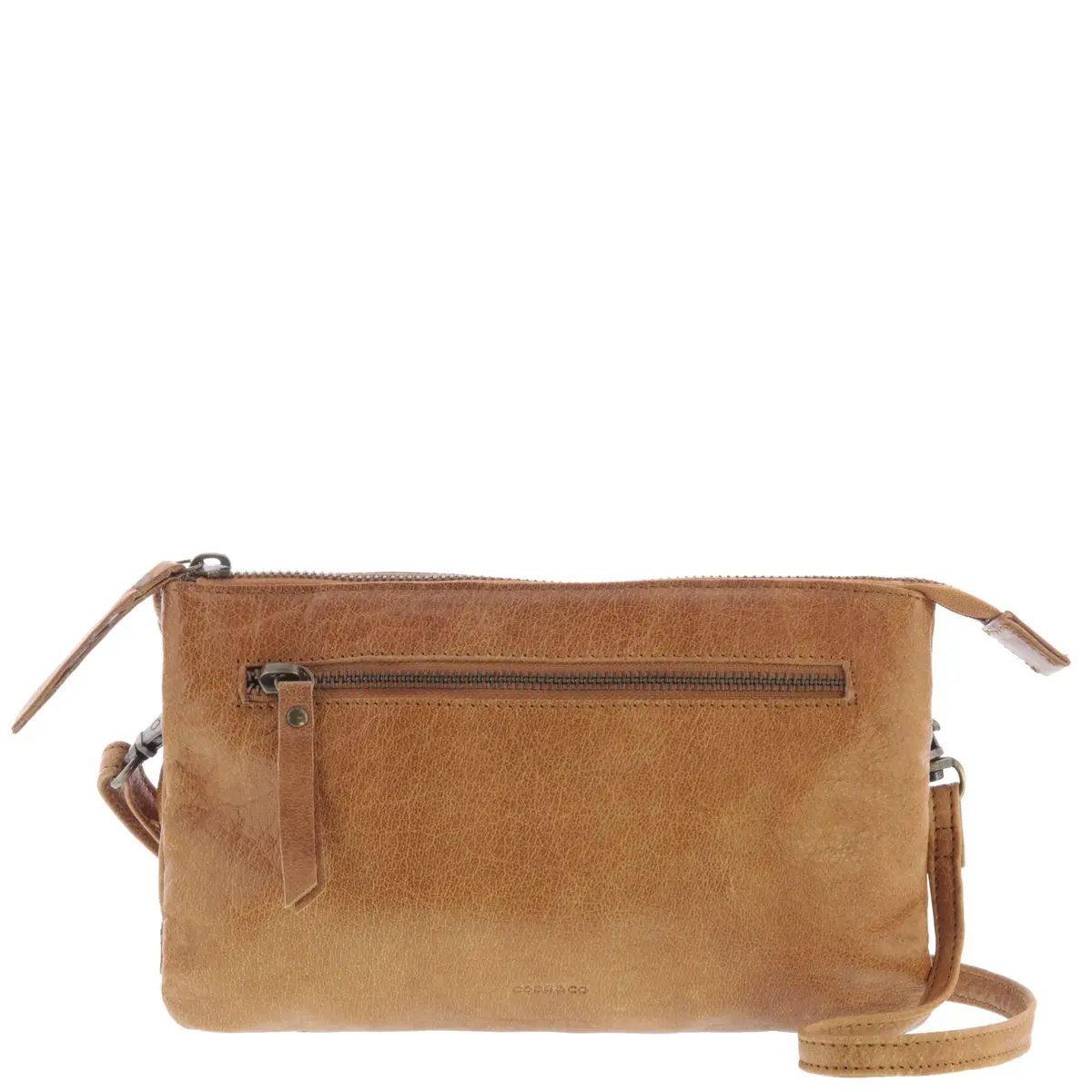 Cobb & Co - Hervey Leather Double Pouch Crossbody 3