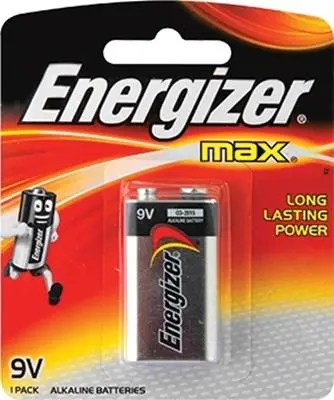Energizer Max: 9V Battery - 1 Pack 1
