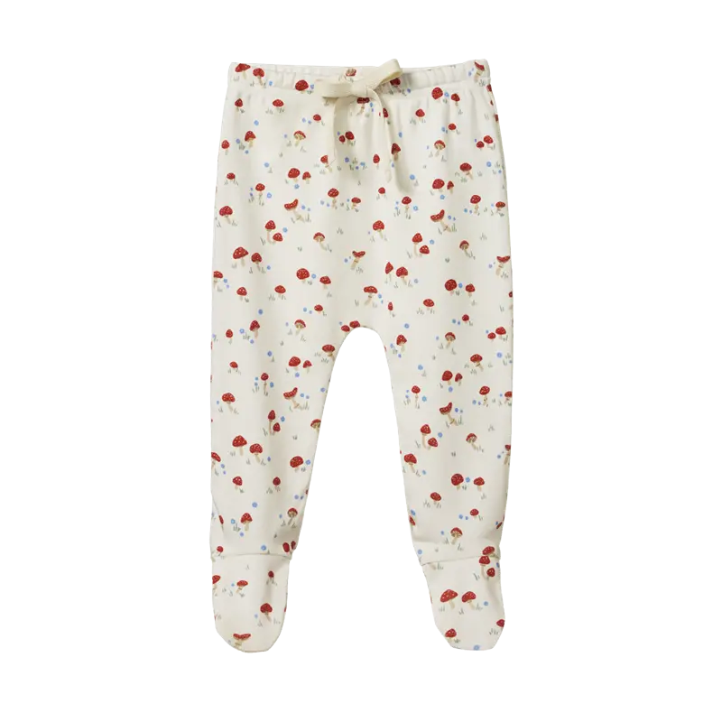 Nature Baby - Footed Rompers - Mushroom Valley 1