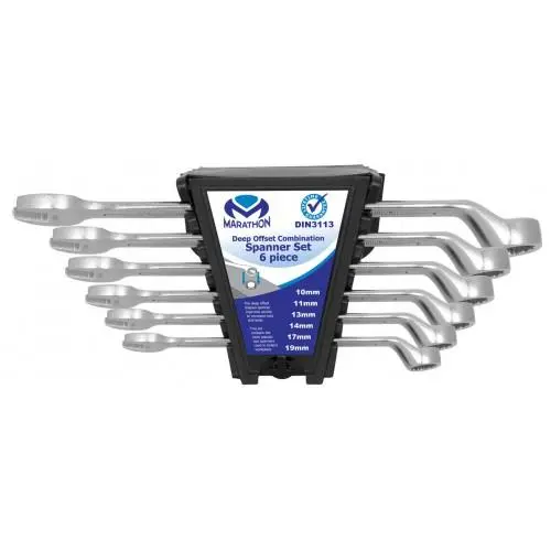 Marathon Combination Spanner Deep Offset - 6 Piece Set 1