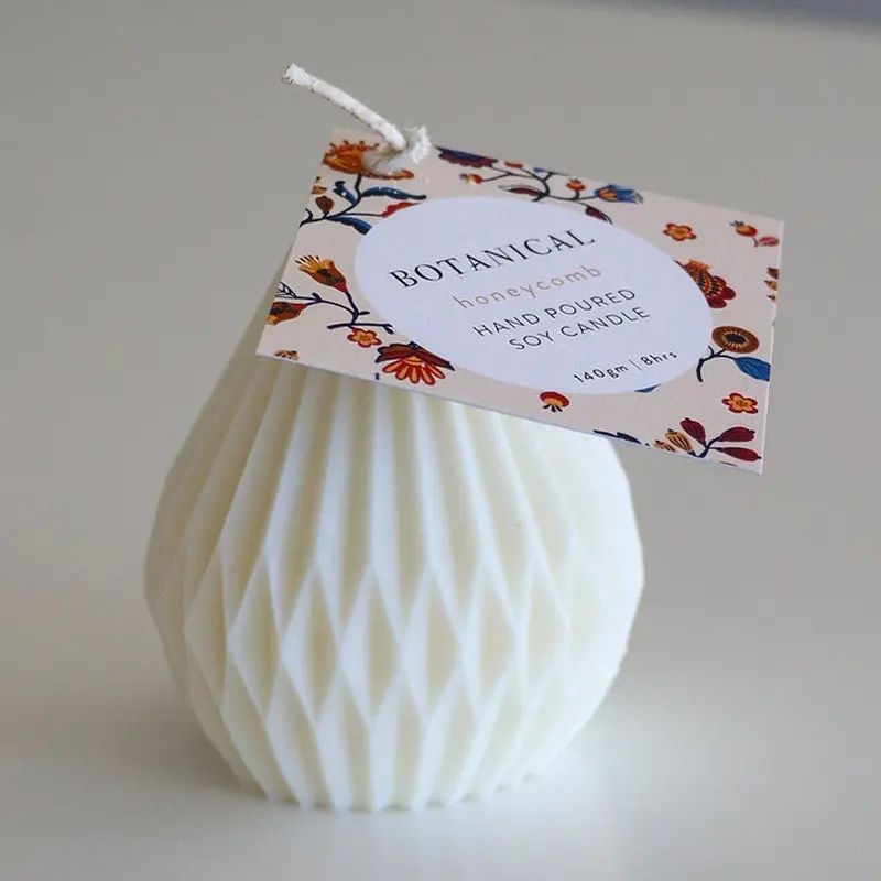 Botanical - Lattice Lantern Soy Candle Honeycomb 1