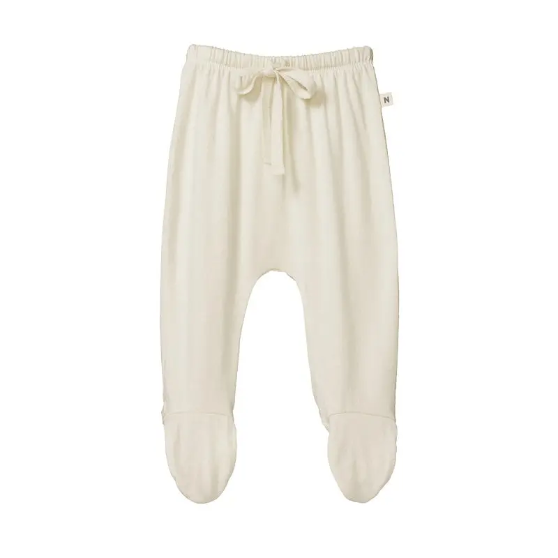 Nature Baby - Footed Rompers - Natural 1