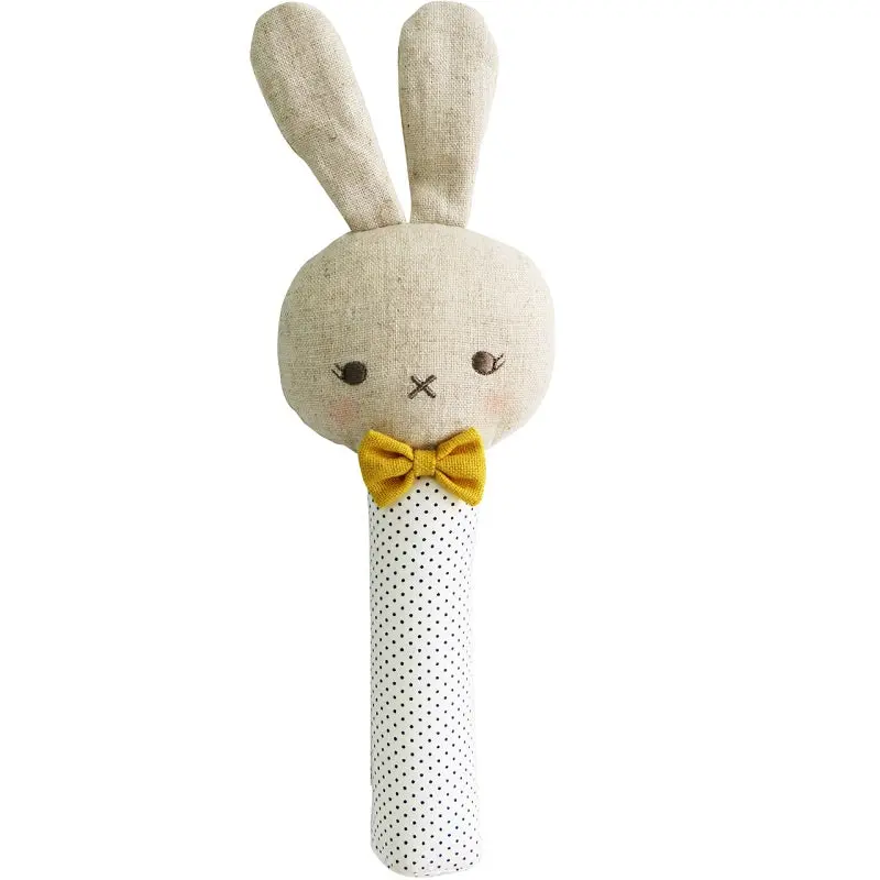 Alimrose - Roberto Bunny Squeaker Navy Spot 1