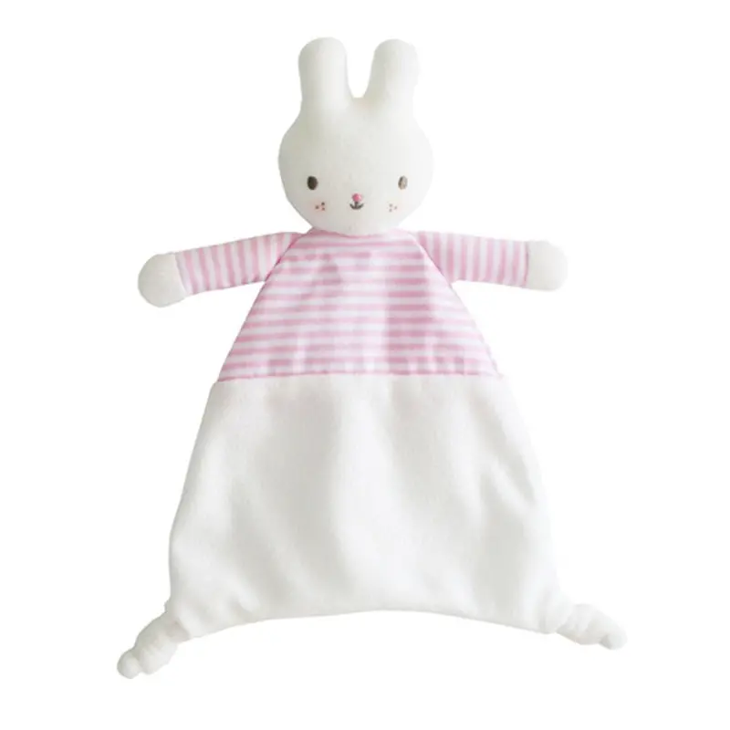 Alimrose - Baby Bunny Comforter Pink Stripe 1