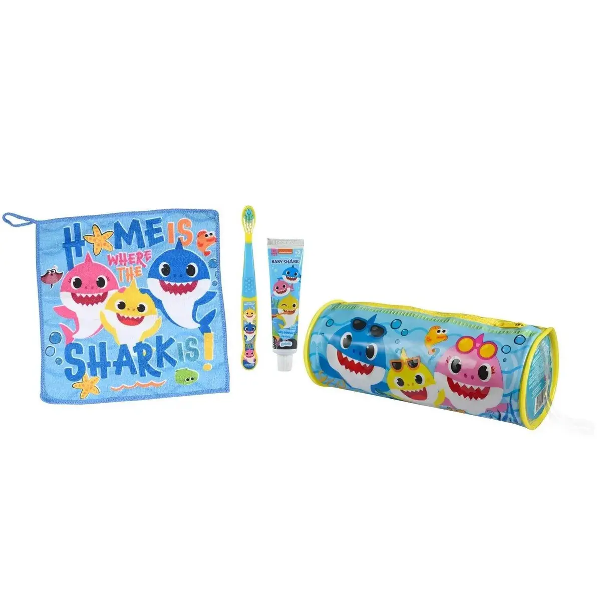 Estuche Baby Shark Pasta De Dientes 50G + Cepillo + Toalla, Gelatti 1