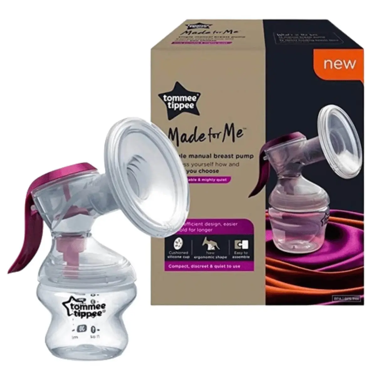 Extractor De Leche Manual Made For Me, Tommee Tippee 1