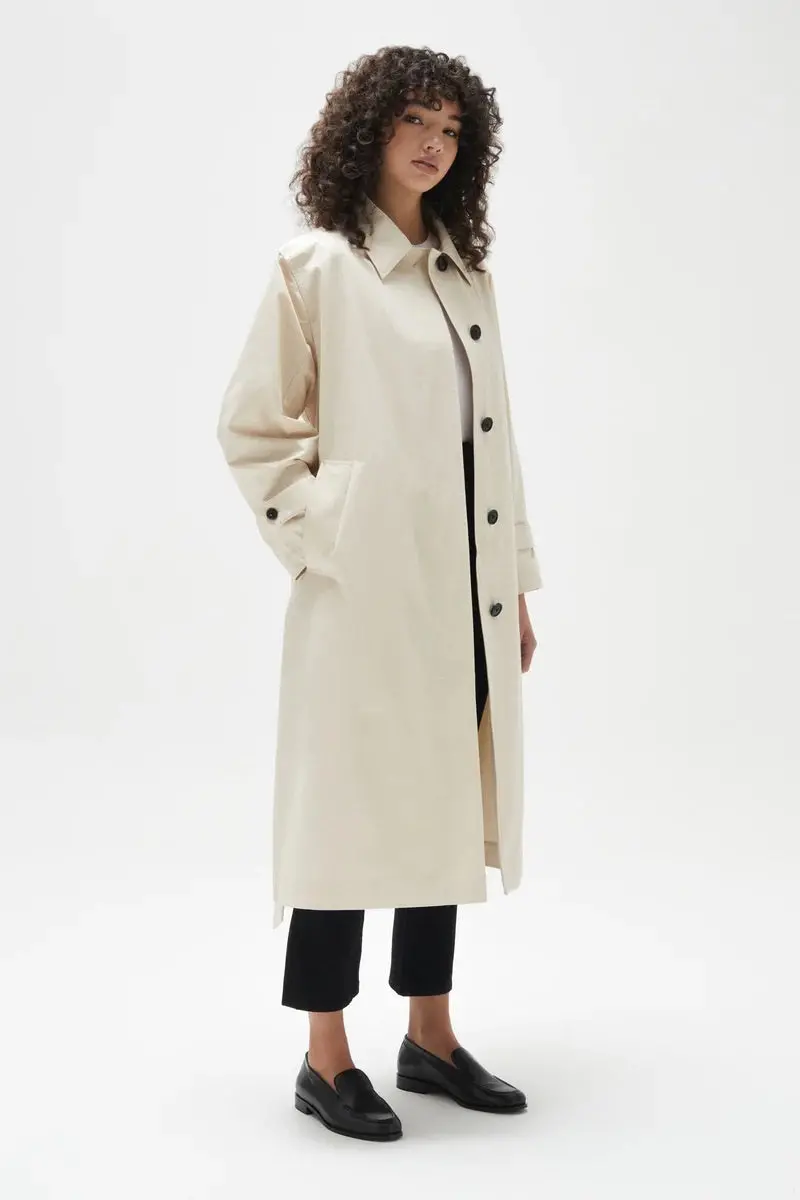 Assembly Label - Maison Trench Coat - Stone 1