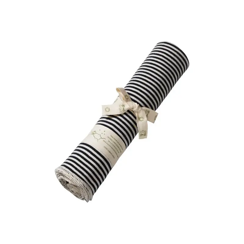 Nature Baby - Cotton Wrap - Navy Stripe 1