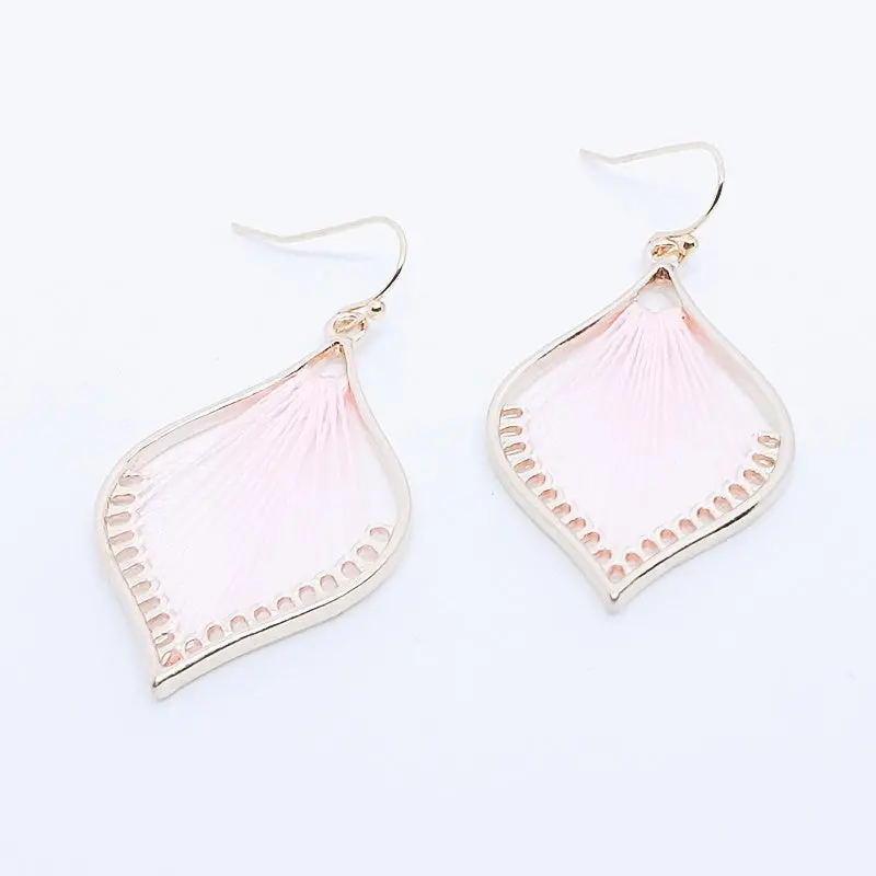 Stilen - Harp Earrings - Pink 1