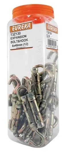 Eureka Expansion Bolt & Hook 1