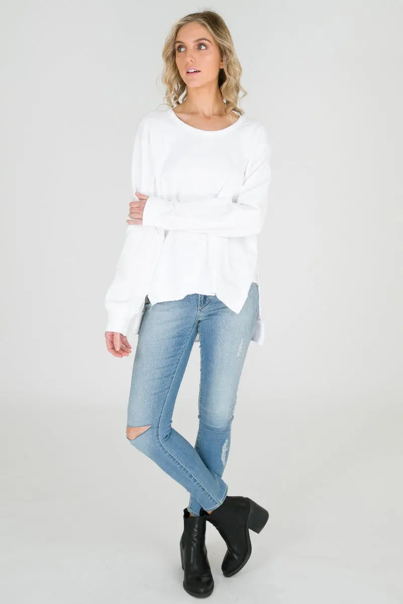 3Rd Story - Ulverstone Sweater - White 1