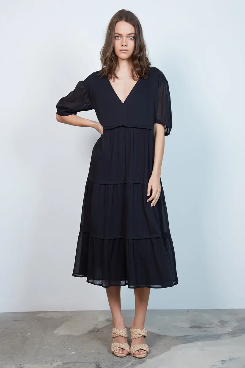 Wish - Audrey Maxi Dress - Black 1