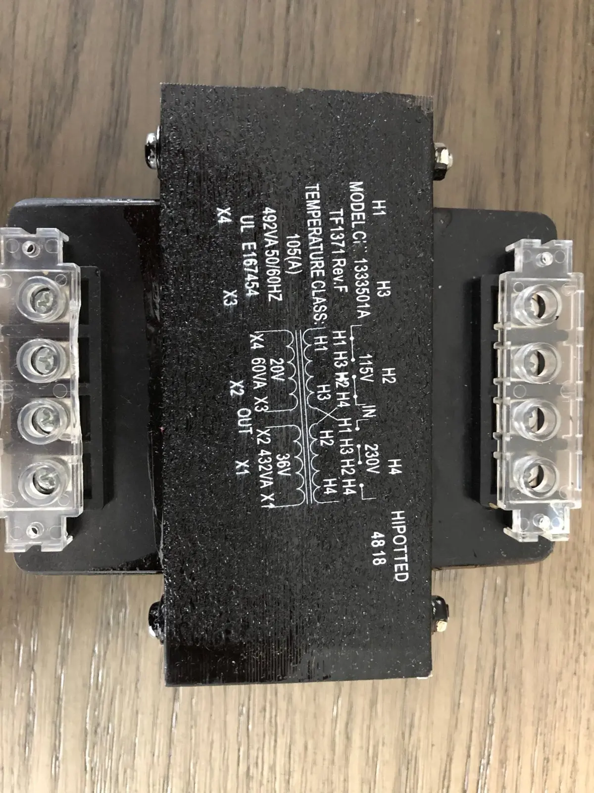 Firetrol Battery Charger Transformer Tf-1371 1