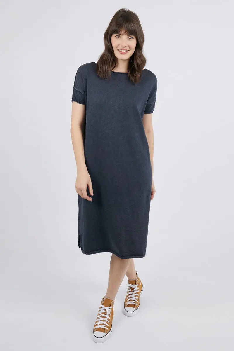 Foxwood - Margot Knit Dress - Navy 1