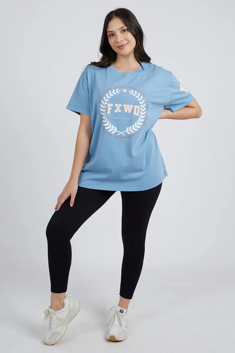 Foxwood - College Tee - Powder Blue 1