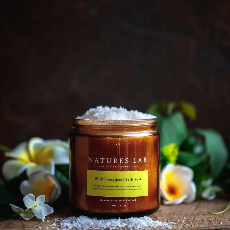 Natures Lab - Wild Frangipani Bath Soak 1
