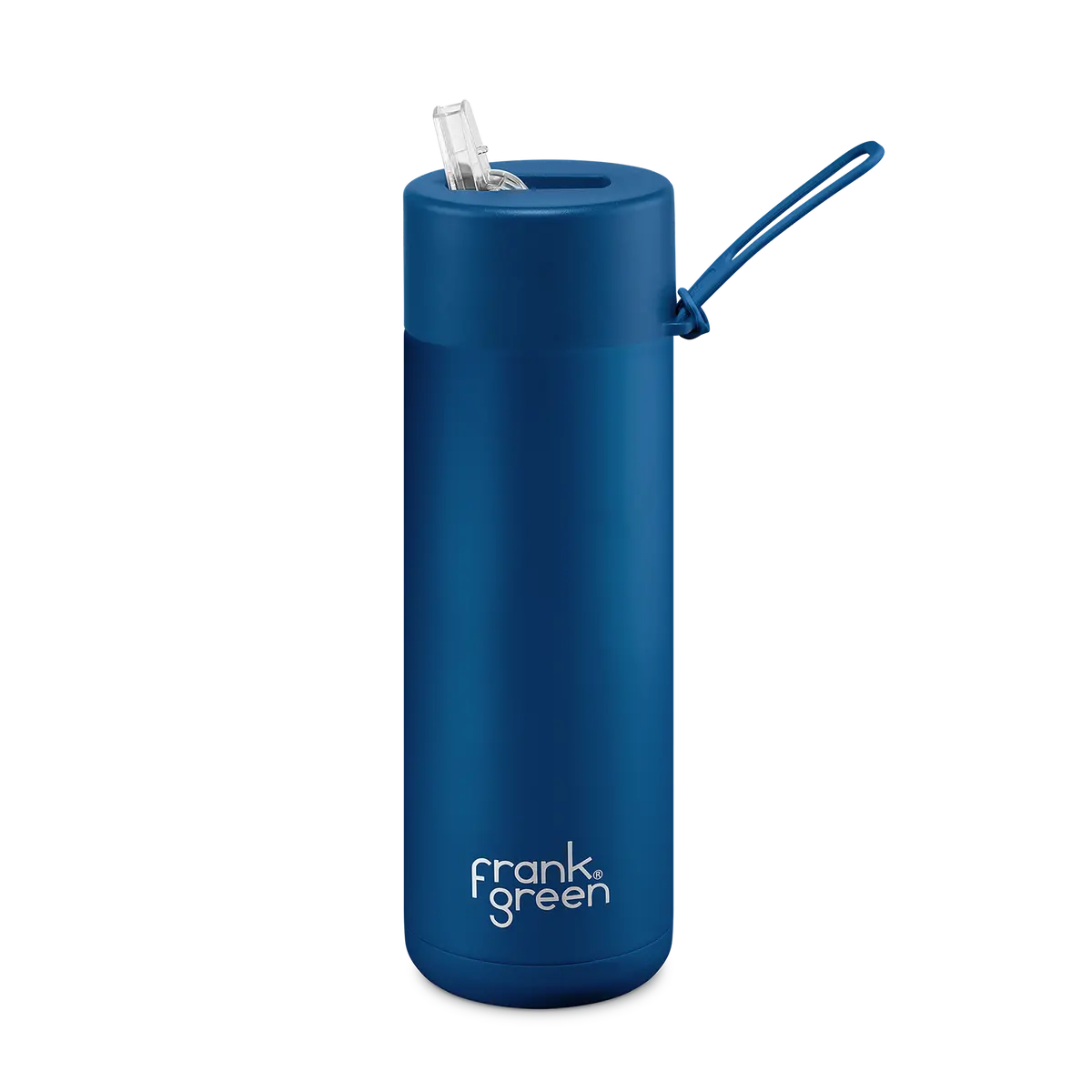 Frank Green - 20Oz Reusable Bottle (Straw) - Deep Ocean 1