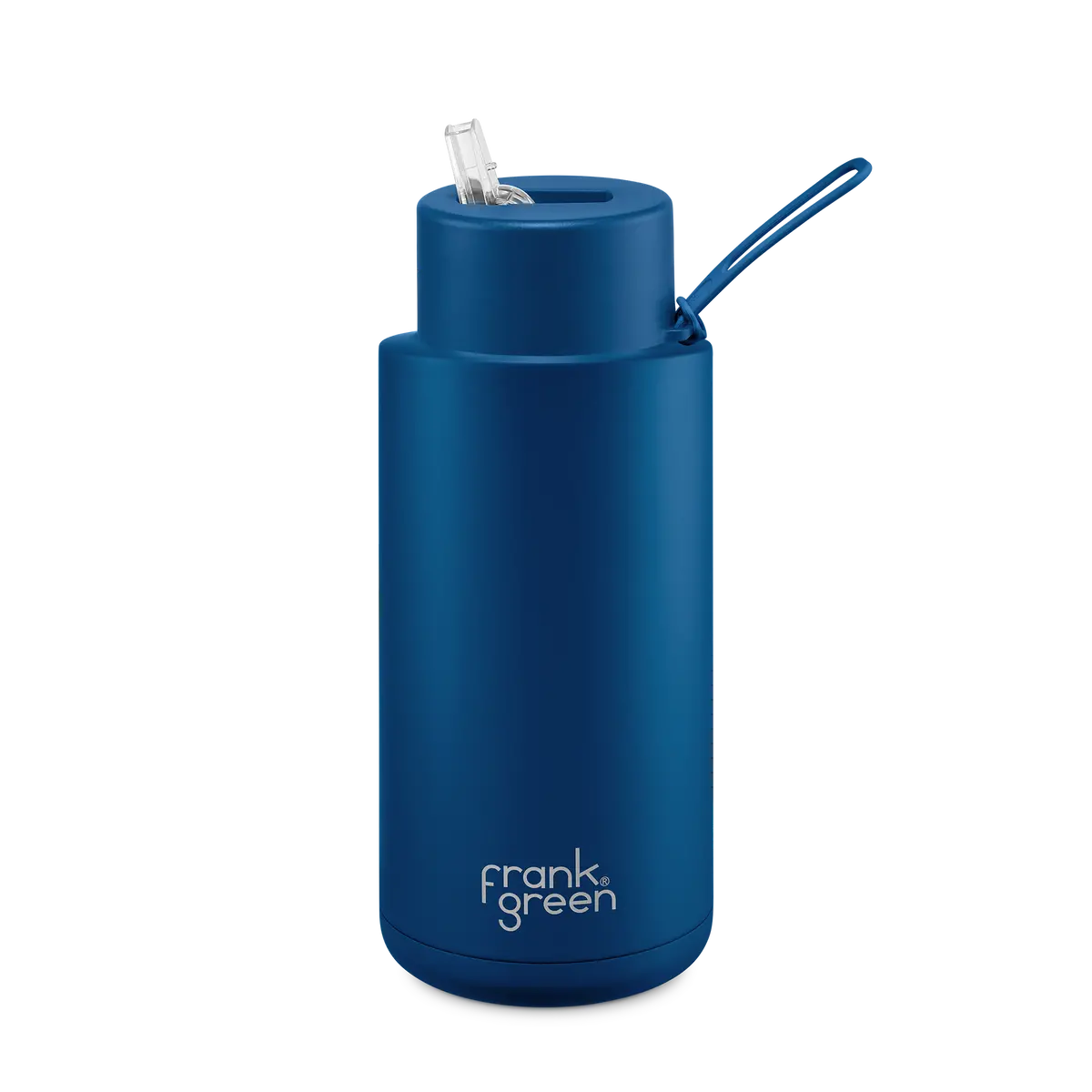 Frank Green - 34Oz Reusable Bottle (Straw) - Deep Ocean 1