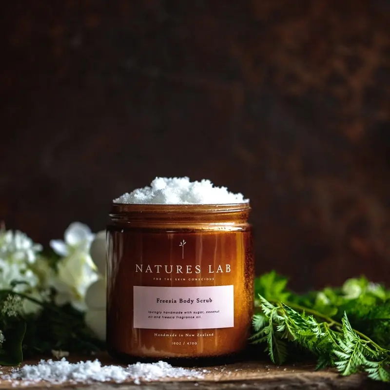 Natures Lab - Freesia Body Scrub 1