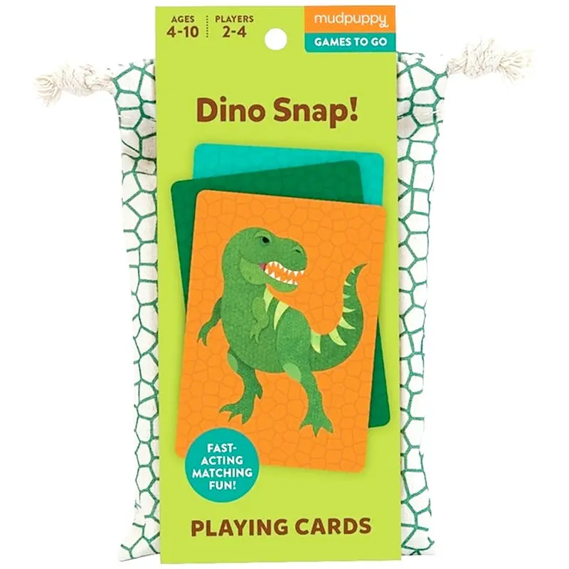 Mudpuppy - Dino Snap Playing Cards To Go 1
