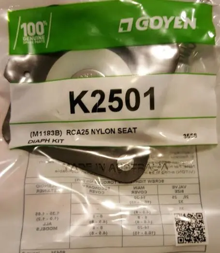Goyen Diaphragm Repair Kit K2501 1