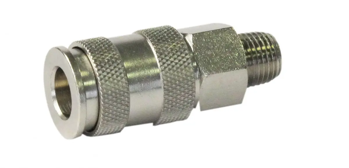 More Tools High Flow Coupling Male 1/4Inch 1