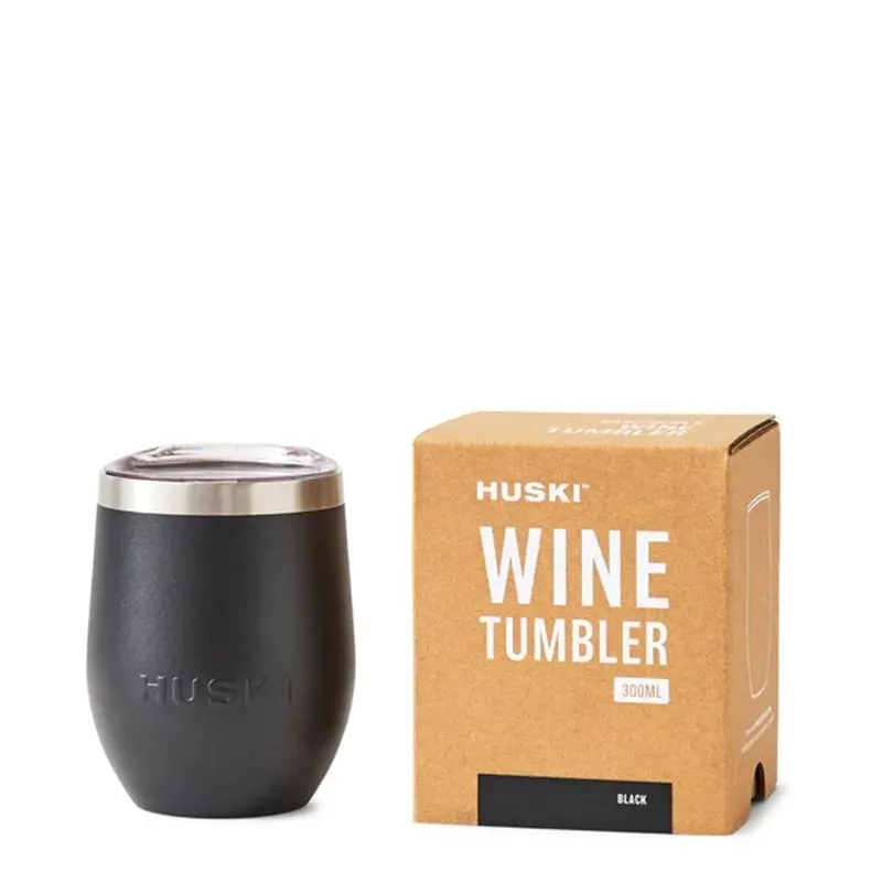 Huski - Wine Tumbler - Black 1