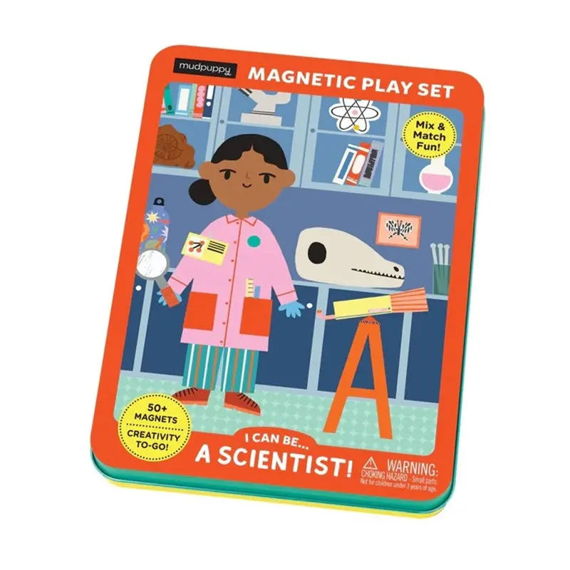 Mudpuppy - I Can Be A Scientist! Magnetic Play Set 1