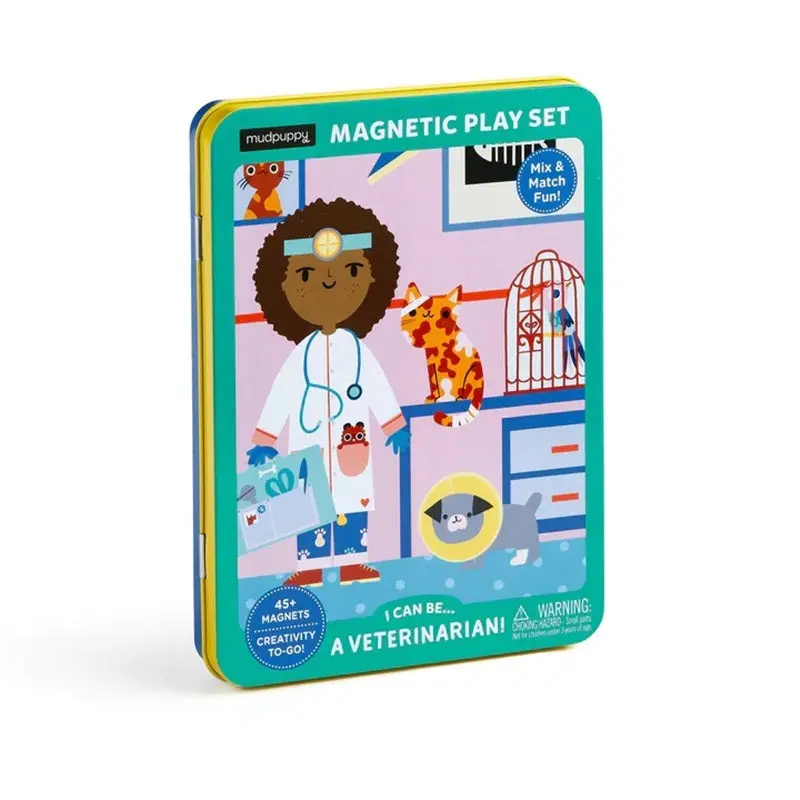 Mudpuppy - I Can Be A Veterinarian!  Magnetic Play Set 1