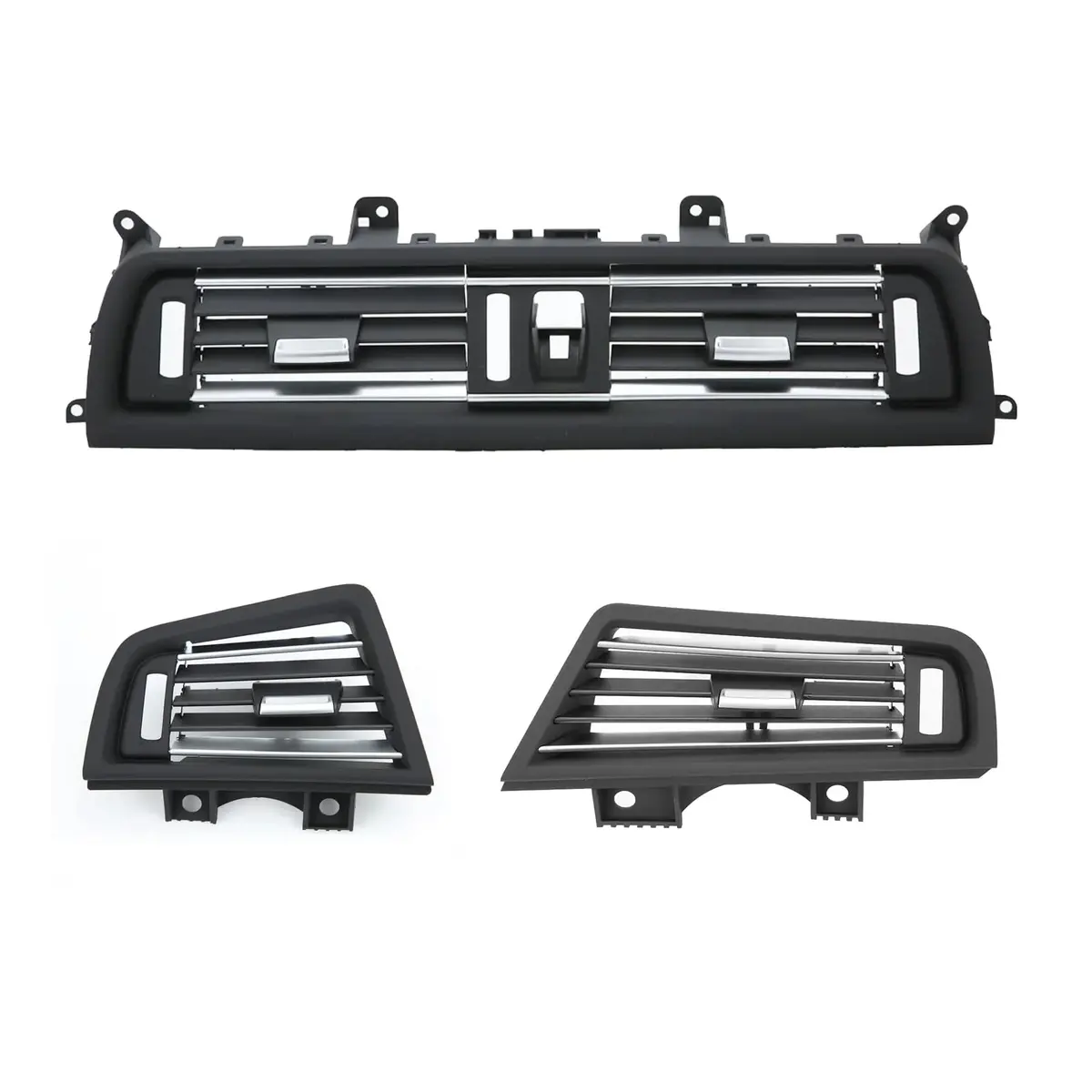 64229166889 + 64229166890+ 64229209136 Front Air Grille Center Dash Ac Vent Set 3Pcs 1