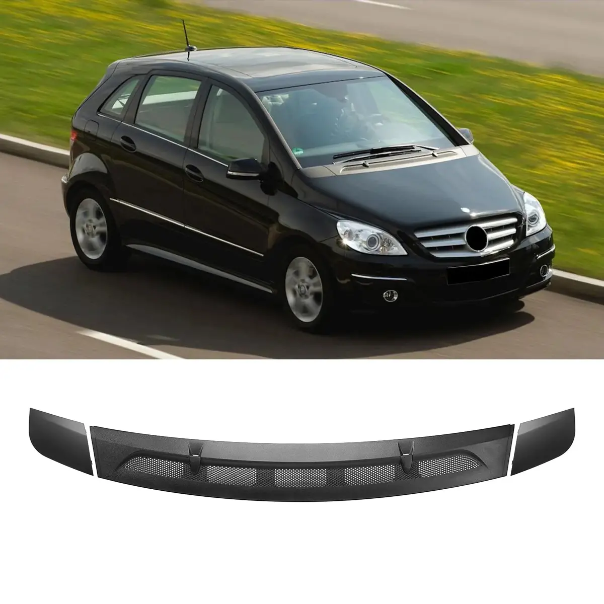 1698300375 + 1698360018 + 1698300275  3Pcs Front Hood Vent Air Grille Cover 1