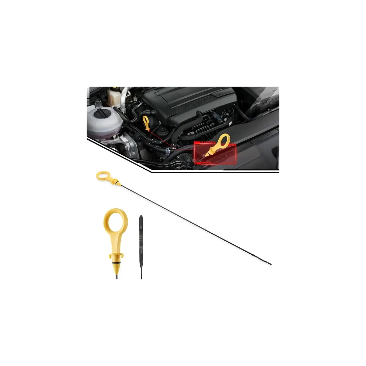 06H115611e 06J115611f Engine Oil Fluid Dipstick 1